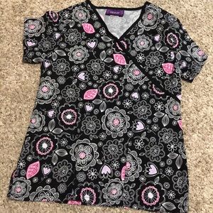 Scrub works top and bottom 💜